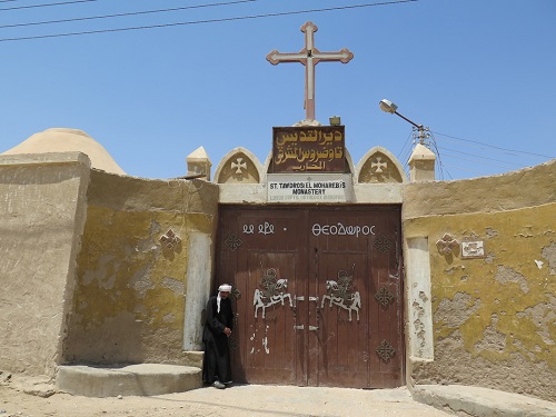 St. Tawdros (El Mohareb's) Monastery. Pic by Bernard M. Adams. https://egyptmyluxor.weebly.com/