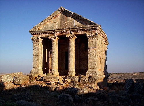 Byzantine temple in Idlib. Pic - Wiki