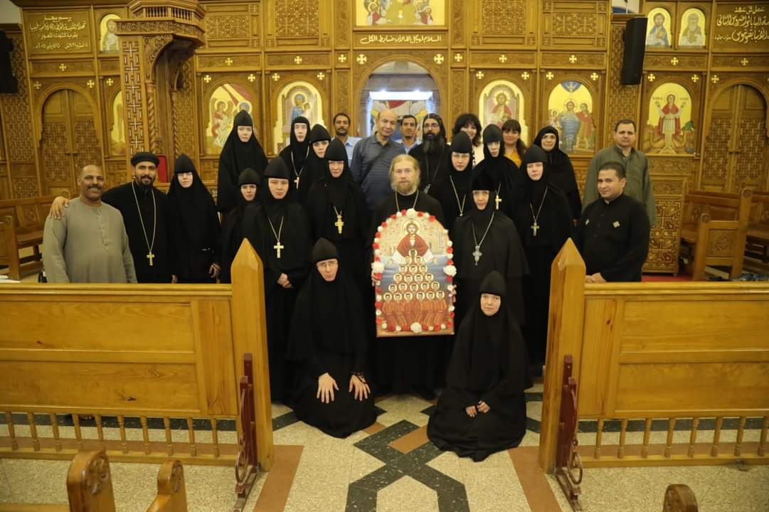 Russian Monastic Delegation Visited the Diocese of Samalut and the Church of the Coptic Martyrs in Libya