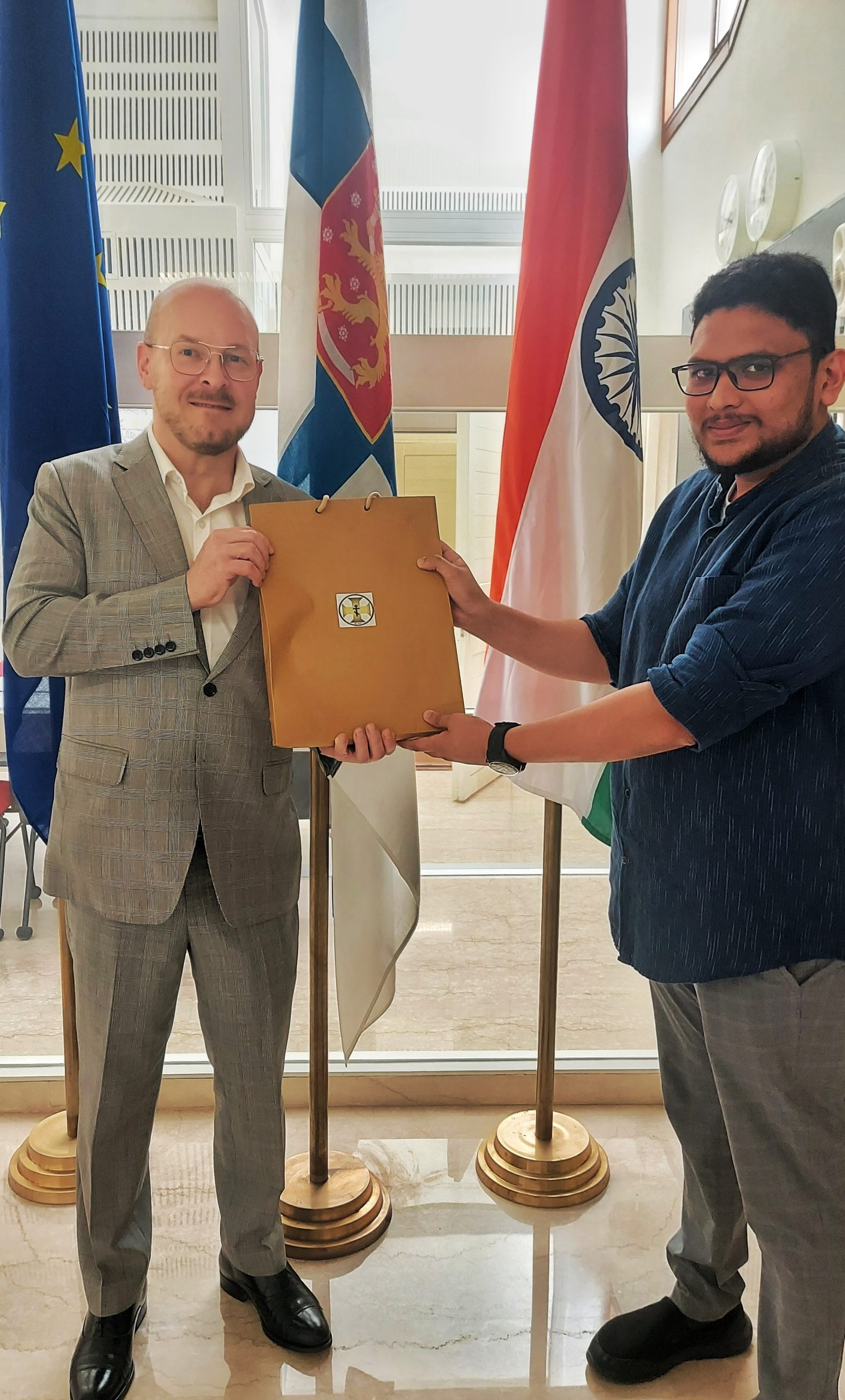 OCP Secretary Received by Finnish Chargé d’affaires to India