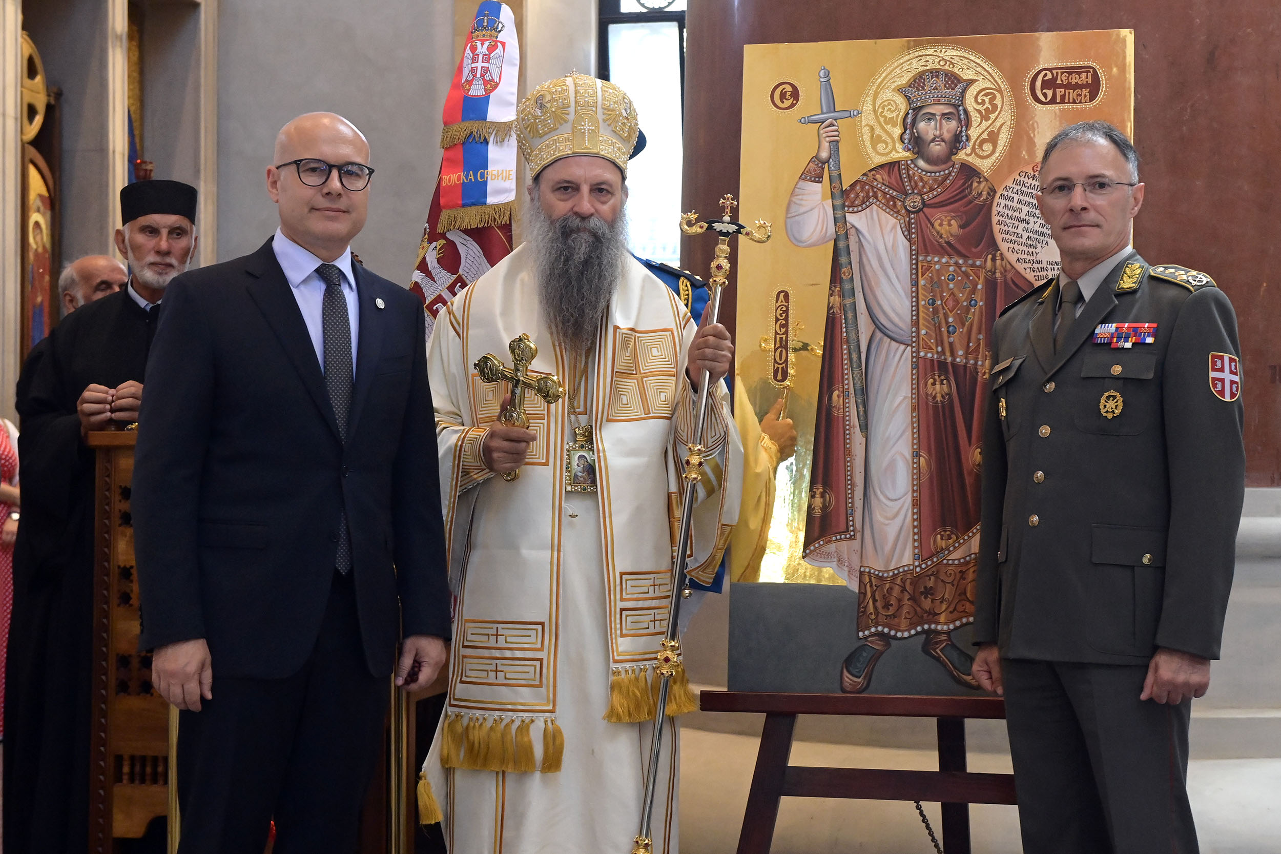 Serbian Patriarch Celebrated Feast of Saint Stefan with Serbian Army