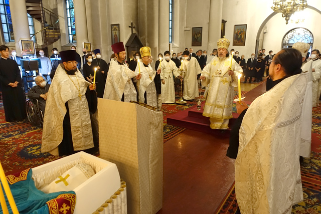 Metropolitan Daniel of Tokyo and All Japan Laid to Rest