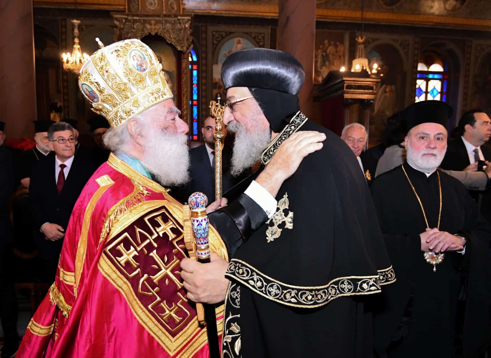 Brotherhood in Faith: Coptic and Greek Orthodox Leaders Bond on Christmas Day