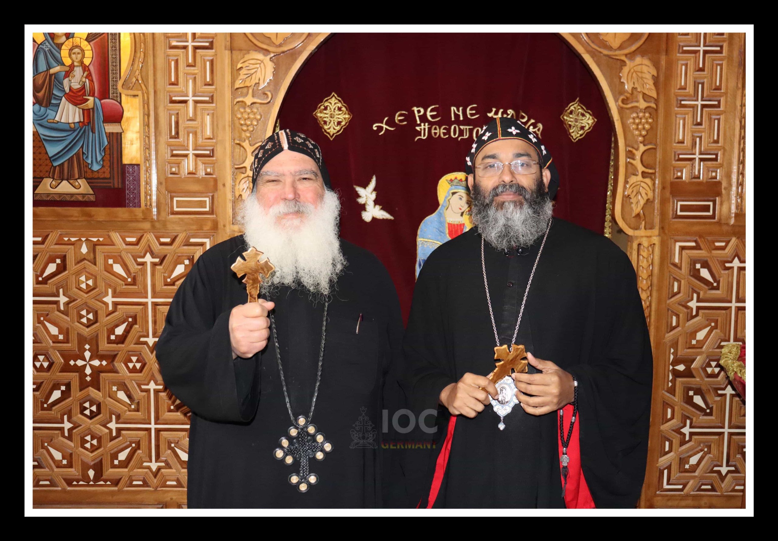 Metropolitan Abraham Stephanos of the UK, Europe, and Africa Visits Anba Demian of North Germany 