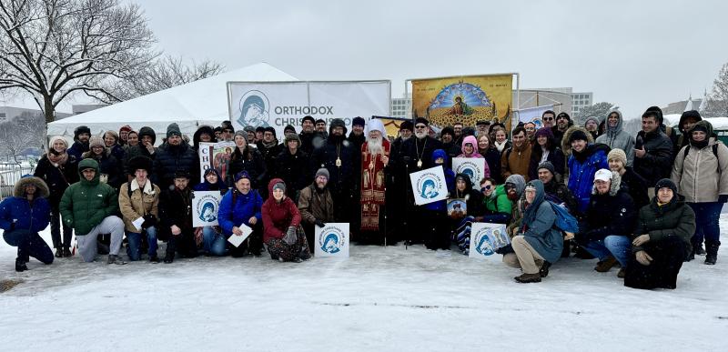 Orthodox Faithful Join Annual March for Life: Metropolitan Tikhon Advocates for the Sanctity of Life