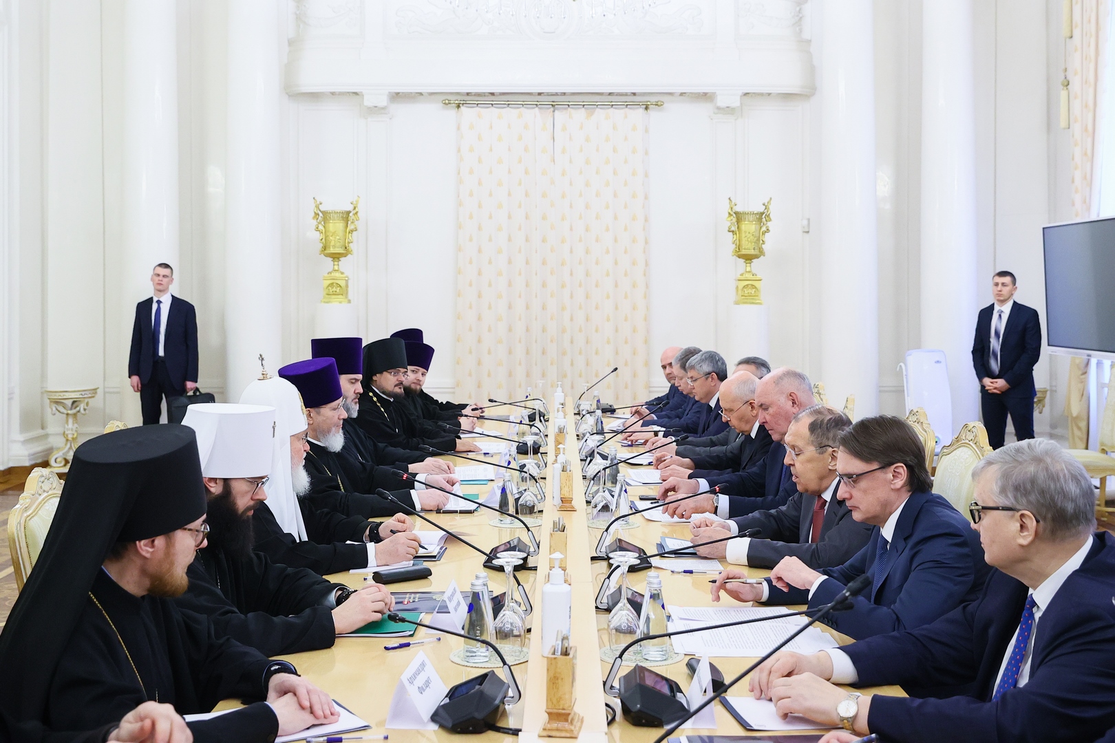 Church-State Partnership Strengthened: Patriarch Kirill and Foreign Minister Lavrov Lead Joint Working Group Meeting