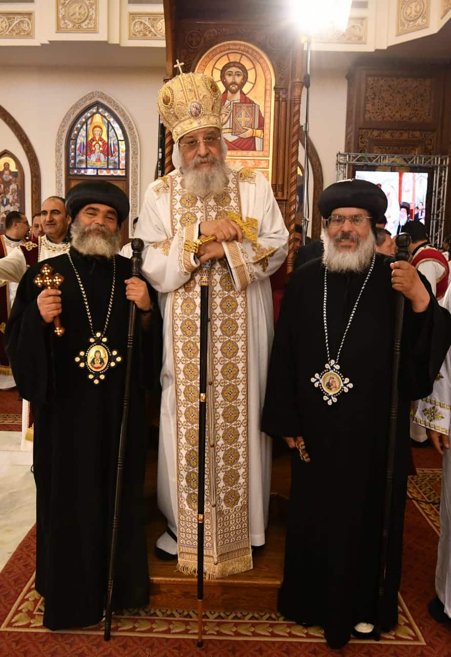 Coptic Orthodox Church Consecrated Two New Bishops and Enthroned Four Bishops