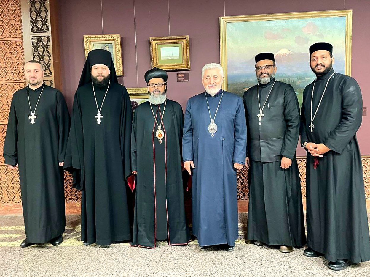 Malankara Orthodox Church Delegation Visits Armenian Diocese of New Nakhichevan and Russia