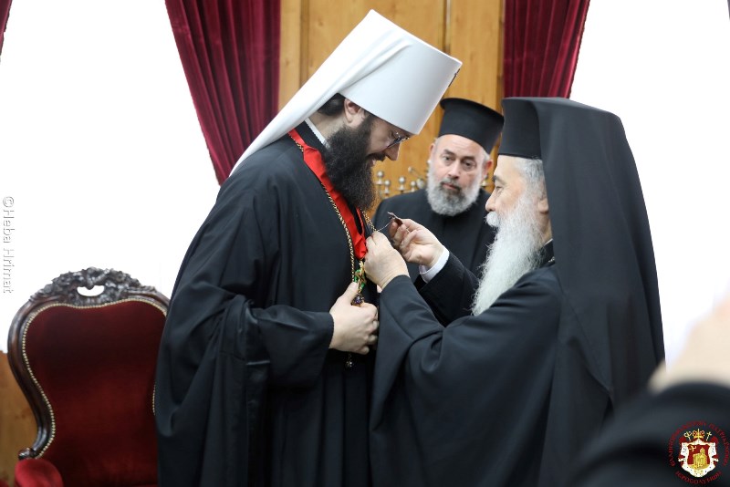 Patriarch Theophilos III of Jerusalem Received Metropolitan Anthony of DECR