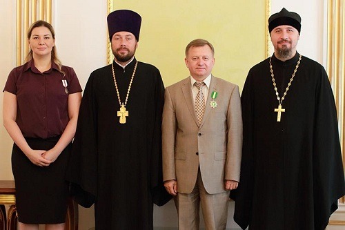 Orthodox Church of Kazakhstan Honours Diplomats of the Russian Federation