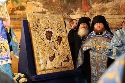 Tikhvin Icon Consecrated for the Orthodox Church of Kazakhstan