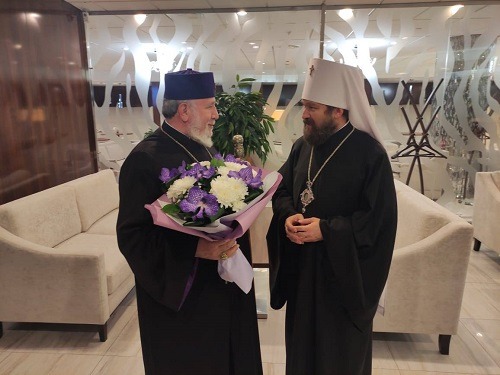 Catholicos-Patriarch Karekin II Arrives in Moscow