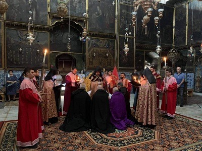 Four Armenian Orthodox Priests Elevated to the Rank of ‘Dzayrakuyn Vartabed’ in Jerusalem