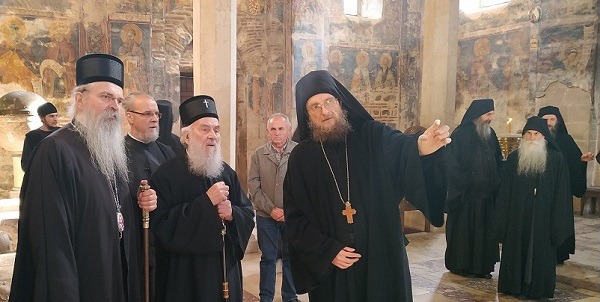 Serbian Patriarch Irinej Visits the Monastery of Visoki Decani