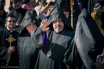 Armenian Patriarch Nourhan Manougian of Jerusalem Pray for Peace in Artsakh (Karabakh)