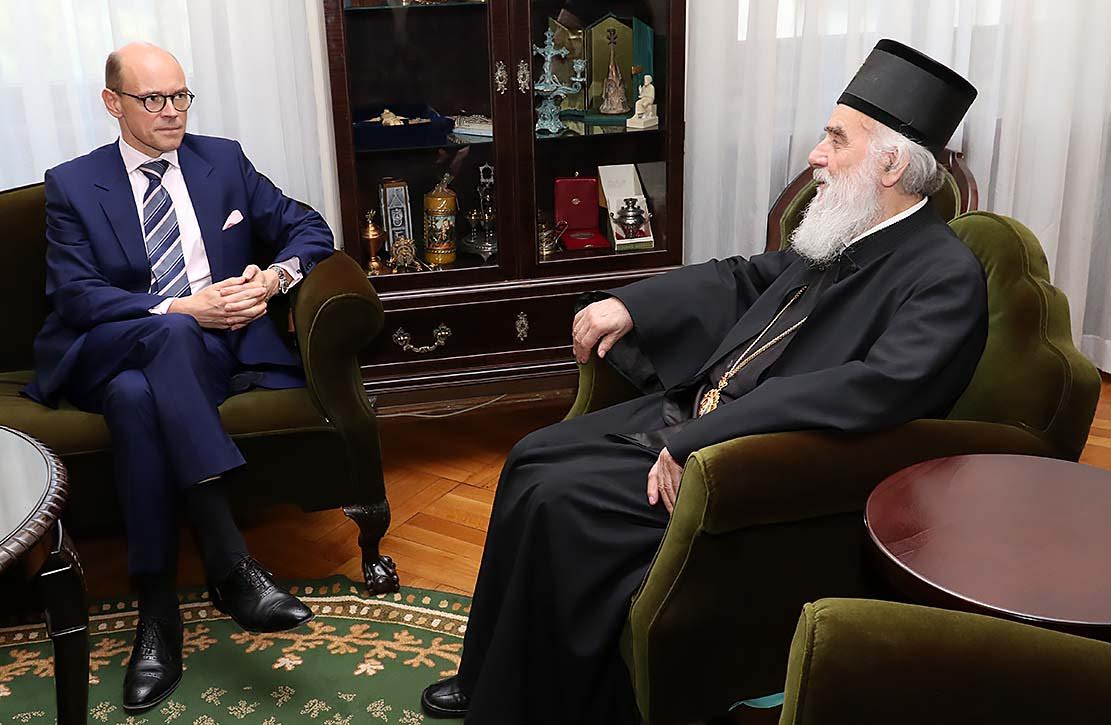 Ambassador of the Kingdom of Norway visits Serbian Patriarch