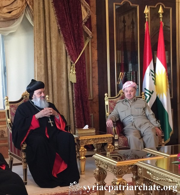 Patriarch Ignatius Aphrem II Visits the President of Iraqi Kurdistan
