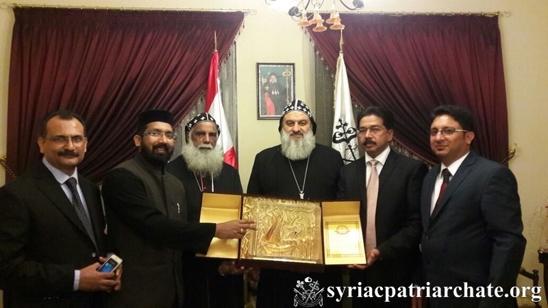 Malankara Syriac Orthodox Delegation From Kuwait Visits Patriarch Ignatius Aphrem II