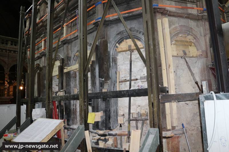 PRESENTATION OF ONGOING RESTORATION WORKS ON THE AEDICULA OF THE HOLY SEPULCHRE