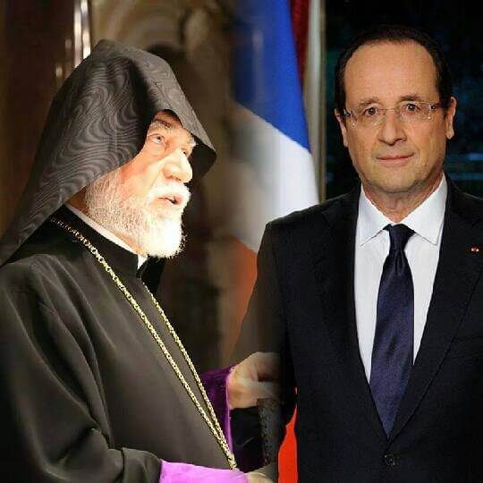 His Holiness Aram I Sends a Letter of Condolence to the President of France and Expresses Solidarity with the People