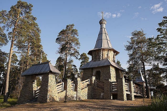 HIS HOLINESS PATRIARCH KIRILL CONSECRATED ON VALAAM CHAPEL IN HONOR OF ALL SAINTS OF VALAAM