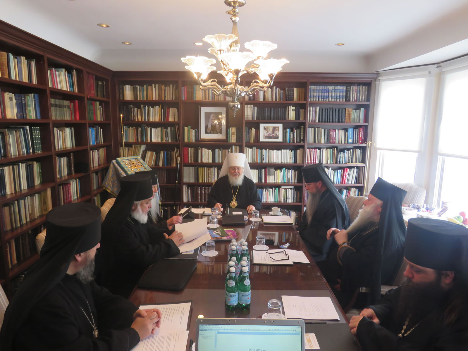 The Diocesan Library of Archbishop Anthony (Medvedev) of Blessed Memory, the Former Residence of St John (Maximovich), Hosted a Regular Session of the Synod of Bishops of the Russian Church Abroad