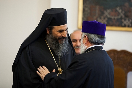 Catholicos of All Armenians Received the Metropolitan of the Archdiocese of Zahle