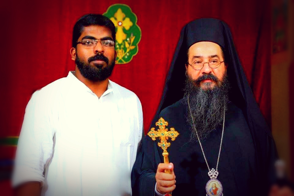 OCP Treasurer Meets Archbishop Makarios of Qatar (Jerusalem Patriarchate)