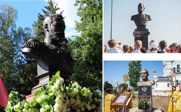 NEW MONUMENTS TO RUSSIAN EMPERORS