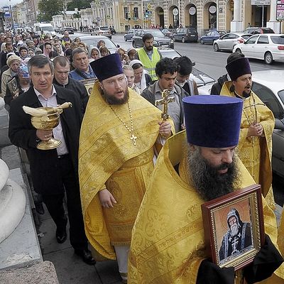150TH ANNIVERSARY OF BIRTH OF VENERABLE SERAPHIM OF VYRITSA MARKED IN ST. PETERSBURG BY CITY-WIDE CROSS PROCESSION