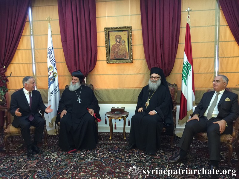 Eastern & Oriental Patriarchs of Antioch Meets Chief Adviser of the UN Special Envoy to Syria