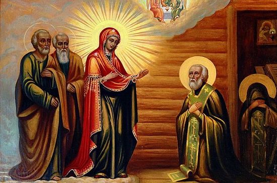 SEPTEMBER 6 THE CHURCH COMMEMORATES THE APPEARANCE OF THE MOST HOLY THEOTOKOS TO VENERABLE SERGIUS OF RADONEZH