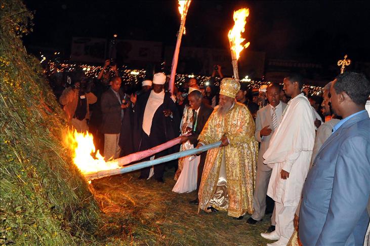 Demera: the Building of huge Bonfire