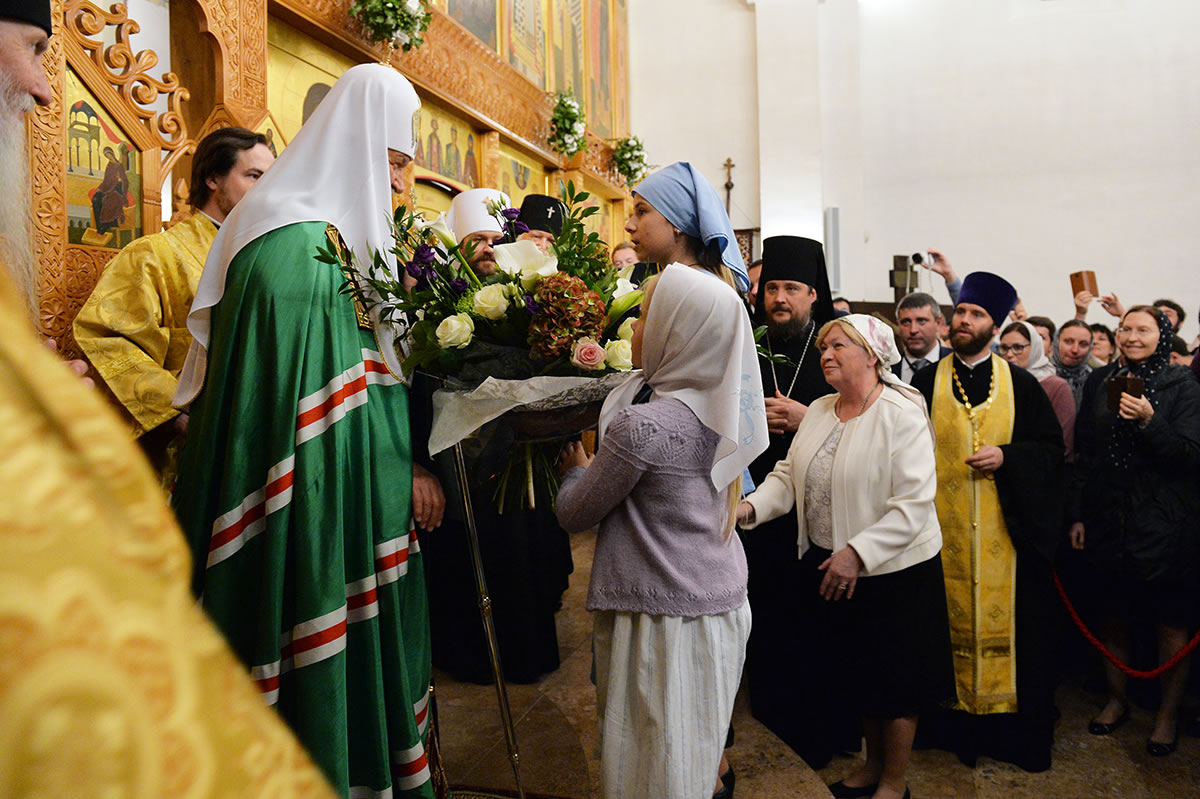 His Holiness Patriarch Kirill of Moscow and All Russia Performs All-Night Vigil at the Cathedral of the Dormition of the Mother of God of the Diocese of the United Kingdom of the Russian Church Abroad