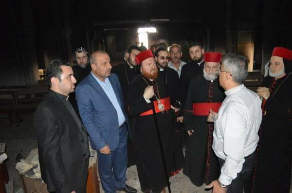 Special Prayers held at Mort Shmuni Syriac Orthodox Church in Mosul after Liberation