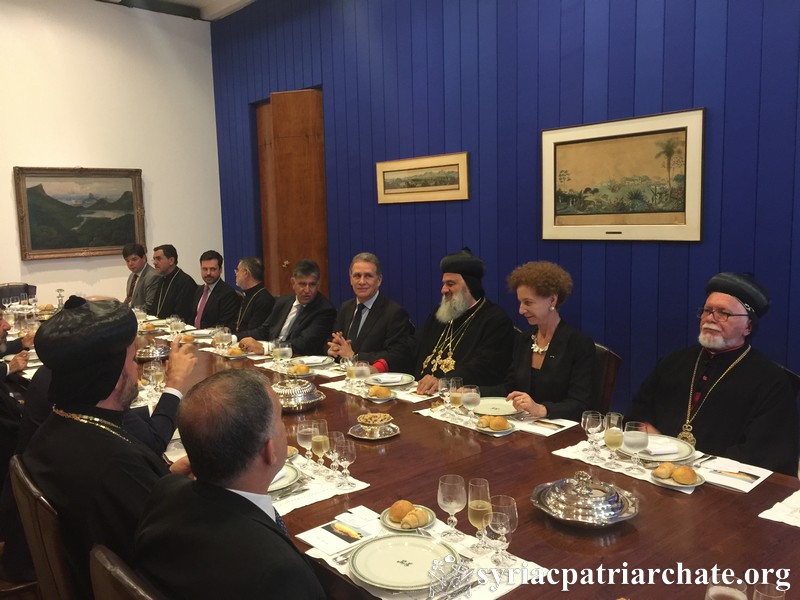 Official Reception at the Brazilian Ministry of Foreign Affairs for Patriarch Ignatius Aphrem II