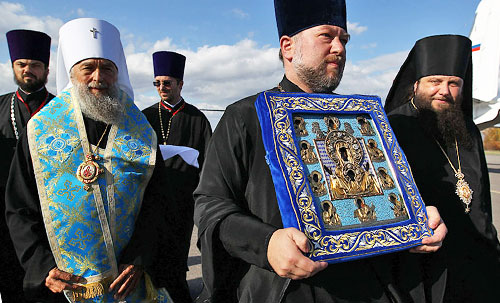The Kursk Root Icon of the Mother of God “of the Sign,” One of the Greatest Orthodox Icons, is Brought to Mordovia