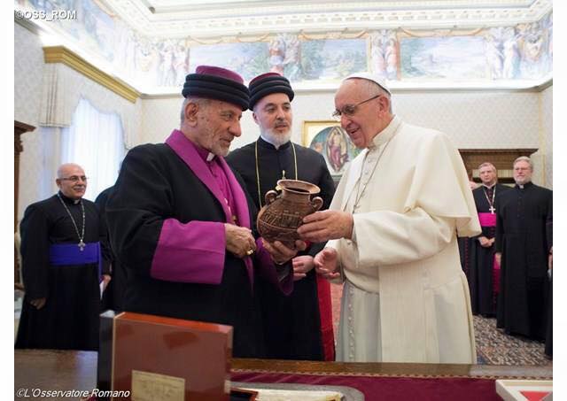 Catholicos-Patriarch Gewargis Sliws III Meets Pope in the Vatican