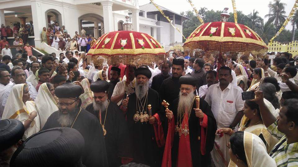 Patriarch Abune Mathias Meets Catholicos Baselios Pauolse II : Visits Ancient Churches in Kerala 