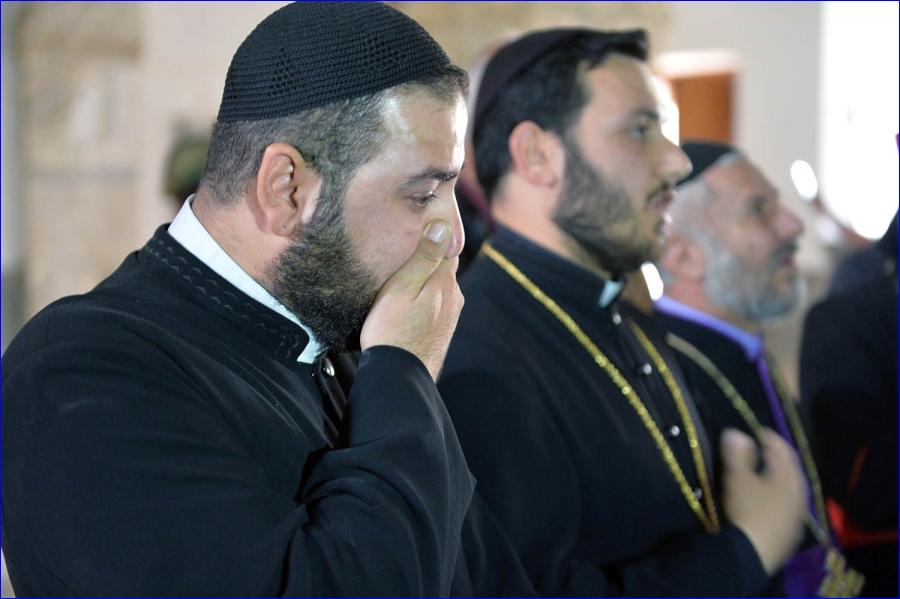 Assyrian Clergy Near Tears After Militants Cleared From Iraqi Churches