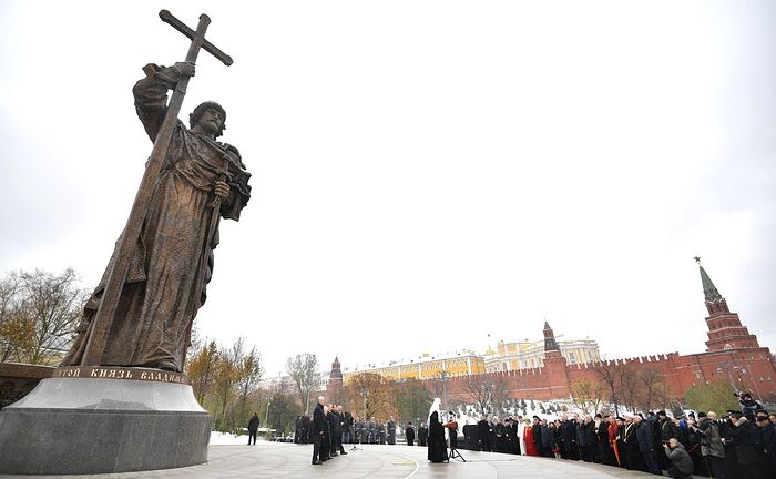 MONUMENT TO PRINCE VLADIMIR OPENED ON DAY OF PEOPLE’S UNITY IN MOSCOW