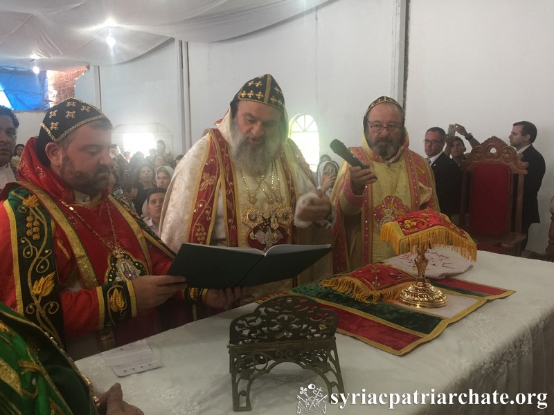 Consecration of the altar of the Virgin Mary Church in Taguatinga