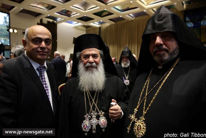 HIS BEATITUDE THE PATRIARCH OF JERUSALEM ADDRESSES THE ISRAELI PRESIDENT ON THE OCCASION OF THE NEW YEAR 2017