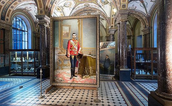 RESTORED PORTRAIT OF NICHOLAS II UNVEILED IN ST. PETERSBURG