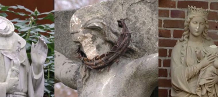 WAVE OF DESTRUCTION HITS CHRISTIAN STATUES IN GERMANY
