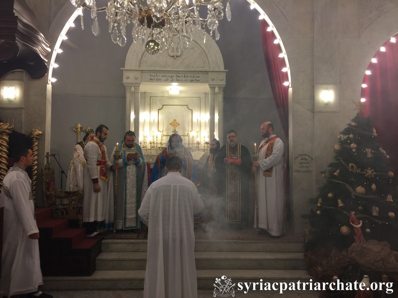 Holy Qurobo on Christmas Eve – Damascus 2016