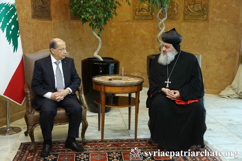 President General Michel Aoun & Patriarch Ignatius Aphrem II discuss – ‘the Abducted Archbishops of Aleppo’