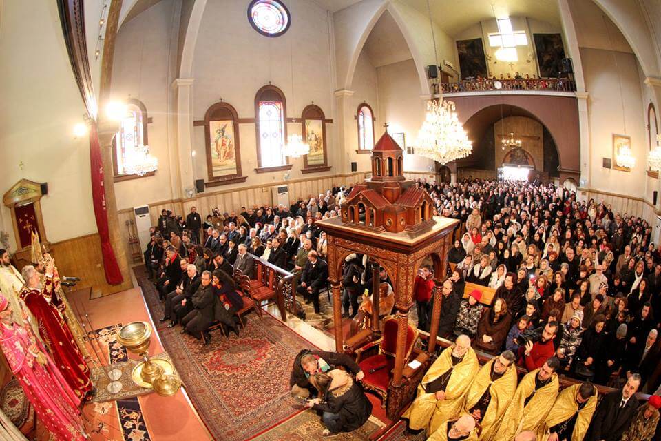 His Holiness Aram I celebrates Christmas Liturgy with the Armenian Community in Aleppo