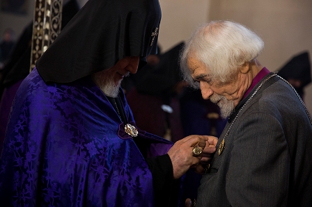 Order of St. Gregory the Illuminator Medal Awarded to His Eminence Archbishop Paren Avetikyan