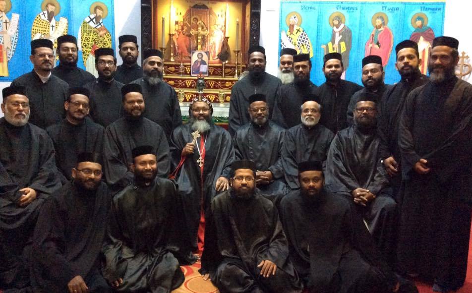 ‘Thursdays in Black’ campaign gets boost as Ahmedabad Diocese clergymen under Metropolitan Mar Yulios takes part in WCC campaign